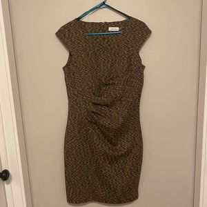 Calvin Klein dress with mid-section ruching; women’s size 10